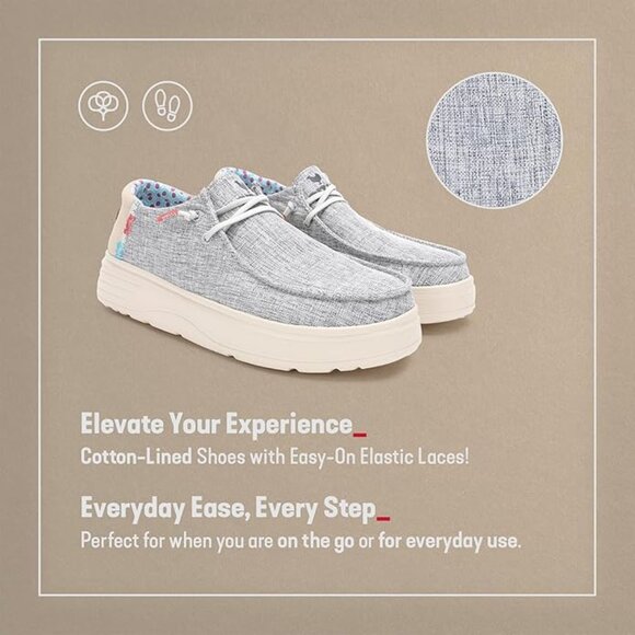 PITAS Poppy Lightweight Slip-On Loafers/Casual Shoes/Sneakers Gray/Navy Sz 7 NEW - Picture 10 of 11